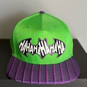 Batman Joker DC snapback hat with Batman logo